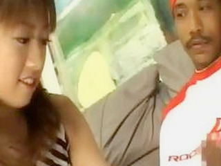 Nippon Teen Pussy Screams for Thick Black Rod