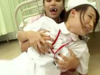Japanese Nurse's XXX Rendezvous with Horny Nippon Pussy and Throbbing Cock
