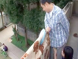 Tokyo Nippon Teen Oasis: Fucking in Secret Garden with BF on Balcony